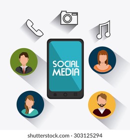 Social media design, vector illustration eps 10.