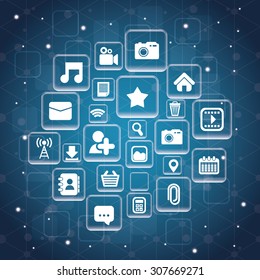 Social media design, vector illustration eps 10.
