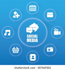 Social media design, vector illustration eps 10.