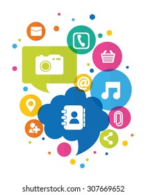 Social media design, vector illustration eps 10.