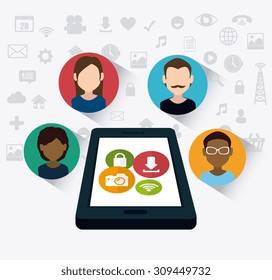 Social media design, vector illustration eps 10.