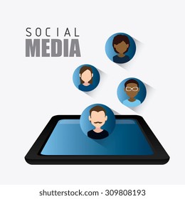 Social media design, vector illustration eps 10.