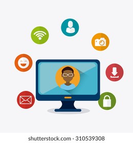 Social media design, vector illustration eps 10.
