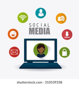 Social media design, vector illustration eps 10.