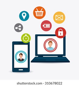 Social media design, vector illustration eps 10.