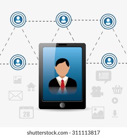 Social media design, vector illustration eps 10.