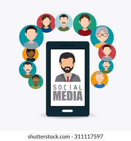 Social media design, vector illustration eps 10.
