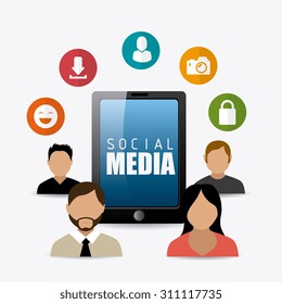 Social media design, vector illustration eps 10.