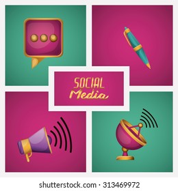 Social Media design, vector illustration eps 10