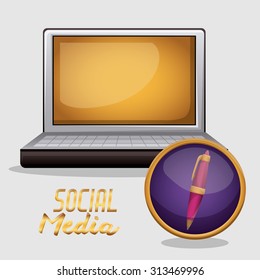 Social Media design, vector illustration eps 10
