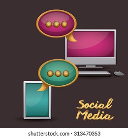 Social Media design, vector illustration eps 10