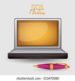 Social Media design, vector illustration eps 10