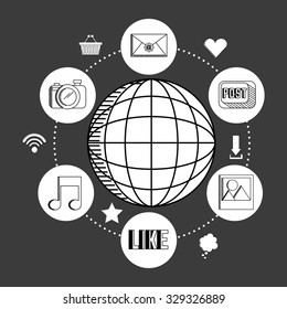 social media design, vector illustration eps10 graphic 