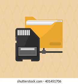 Social media design, vector illustration