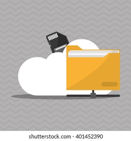 Social media design, vector illustration