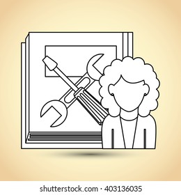 Social media design, vector illustration