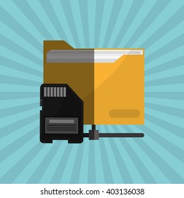 Social media design, vector illustration