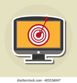 Social media design, vector illustration