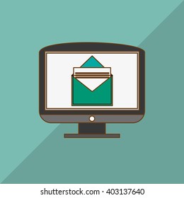 Social media design, vector illustration