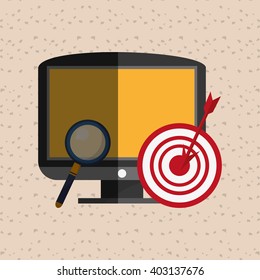 Social media design, vector illustration