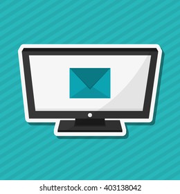 Social media design, vector illustration