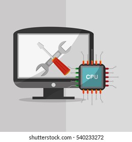 Social media design, vector illustration