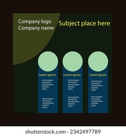 Social Media design vector template