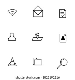social media device theme icon design