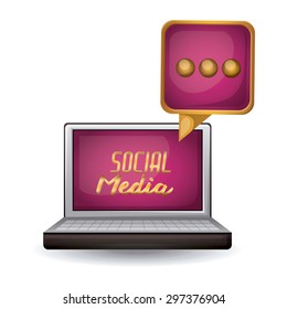 Social media digital design, vector illustration eps 10
