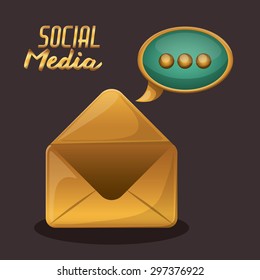 Social media digital design, vector illustration eps 10