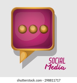 Social Media digital design, vector illustration eps 10