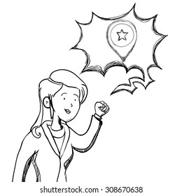 Social media  digital design, vector illustration 10 eps graphic