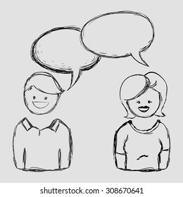 Social media  digital design, vector illustration 10 eps graphic