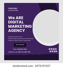 Social Media Digital Marketing Agency Post Template