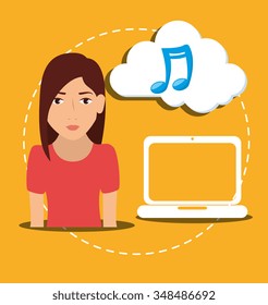 Social media and digital marketing graphic design, vector illustration
