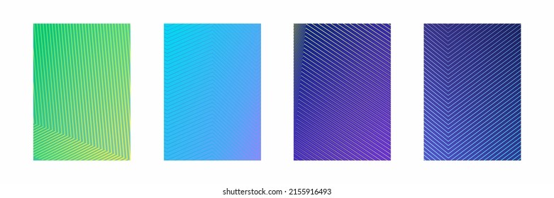 Social media duotone gradient background set. Social network stories soft colorful theme pack. Rainbow graphic display, wallpaper. Modern vibrant mobile app design. Blending bright duo colors template