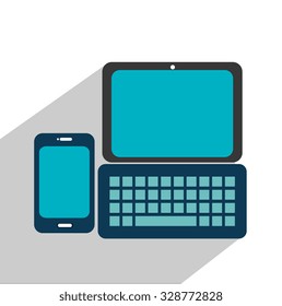 Social media and ecommerce design, vector graphic.