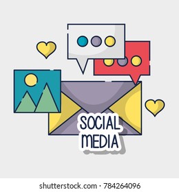 social media element to connection network