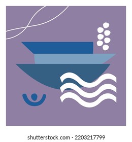 social media element template abstract aesthetic,untuk desain kertas, kain, dekorasi , poster dan pengguna lainya