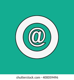 Social media email design, vector illustration