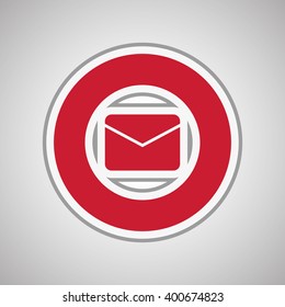 Social media email design, vector illustration