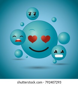 Social media emoticon design