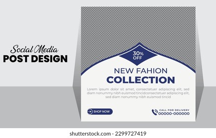  Social media Fashion Post design Set of Editable minimal square banner template.  background-color with stripe line shape. Suitable for social media posts and web internet ads. Vector illustration 