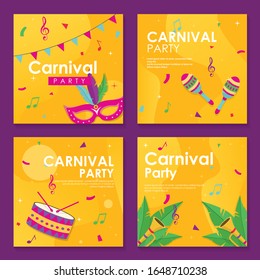 social media feed carnival style