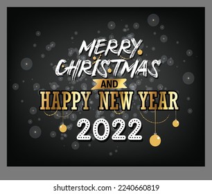 Social media feed instagram happy new year 2023 on dark background