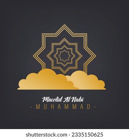 social media feed template design for mawlid Nabi muhammad SAW celebration