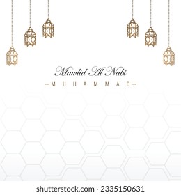 social media feed template design for mawlid Nabi muhammad SAW celebration