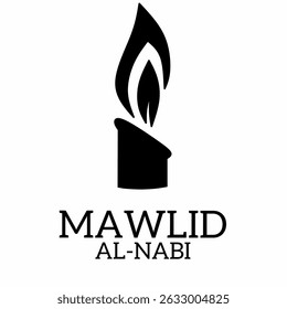 social media feed template design for the celebration of the Prophet Muhammad's Birthday. Happy commemorating the Prophet Muhammad's Birthday. Happy Maulid al-Nabi Muhammad SAW. Suitable for greeting 