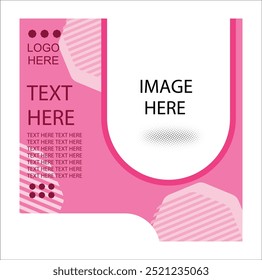 Social media feed. vector illustration design template for posts and stories. Eps 10