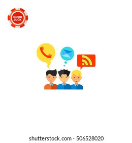 Social Media Flat Icon